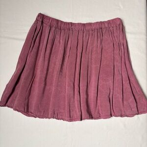 Brandy Melville Soft Mauve Mini Skirt-One Size